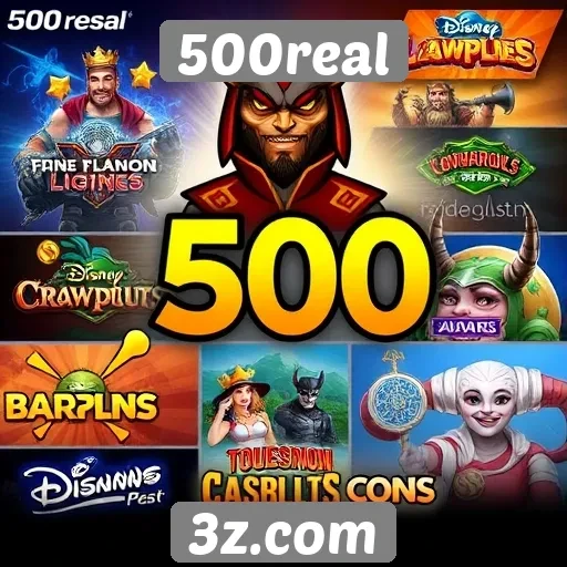 Comparação de jogos disponíveis na plataforma 500real