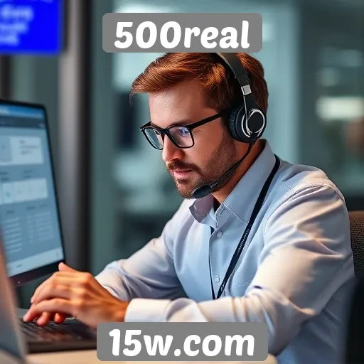 Desempenho do suporte técnico no site 500real